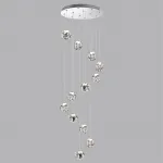 Люстра каскадная LED 60W 4000K 3000Лм JEMSTONE 5084/60L L-VISION ODL25 Хром от ImperiumLoft
