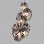 Люстра Odeon Light MODERN ODL24 295 5038/8 G9 8*40W MUSSELS Чёрный от ImperiumLoft