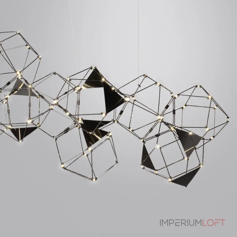 Подвесная люстра LED 64W 4000K 3800Лм TRELLIS 5087/64L L-VISION ODL25 