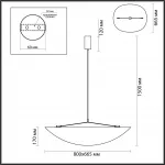 Подвесной светильник Odeon Light L-vision 8046/6C от ImperiumLoft
