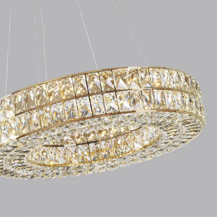 Люстра Odeon Light L-VISION ODL24 477 4926/52L LED 52W 4000K 2971Лм PANTA Прозрачный от ImperiumLoft