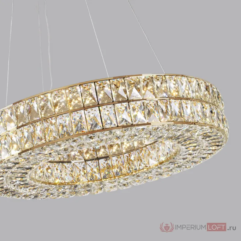 Люстра Odeon Light L-VISION ODL24 477 4926/52L LED 52W 4000K 2971Лм PANTA Прозрачный от ImperiumLoft