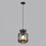 Подвесной светильник Odeon Light PENDANT ODL24 309 5042/1B E27 1*60W JUGI Чёрный