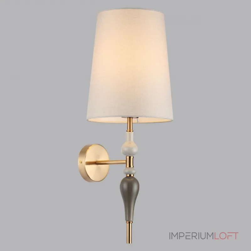 Настенный светильник Odeon Light CLASSIC ODL24 305 5040/1W E27 1*60W HOMI Бежевый от ImperiumLoft Настенный светильник Odeon Light CLASSIC ODL24 305 5040/1W E27 1*60W HOMI Бежевый от ImperiumLoft