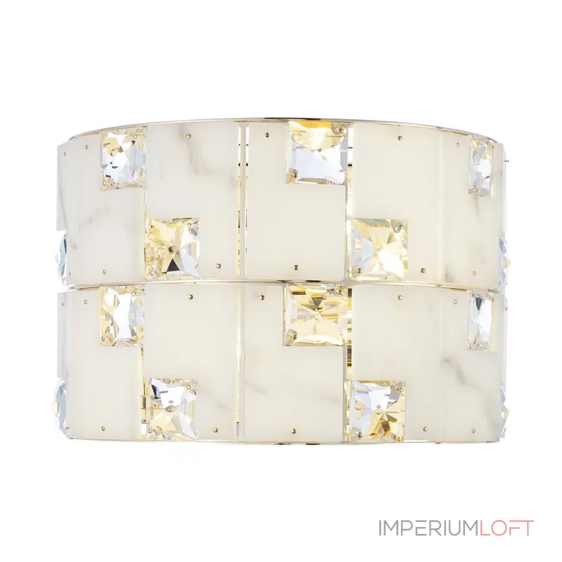 Настенный светильник Odeon Light HALL ODL24 497 5076/2W E14 2*40W CHESSI Белый от ImperiumLoft Настенный светильник Odeon Light HALL ODL24 497 5076/2W E14 2*40W CHESSI Белый от ImperiumLoft