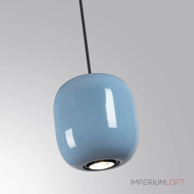 Подвесной светильник Odeon Light PENDANT ODL24 311 5053/1B GU10 LED 4W OVALI Синий