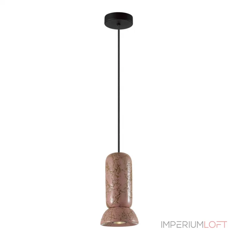 Подвесной светильник Odeon Light PENDANT ODL24 315 5054/1C GU10 LED 4W KERAMA Розовый