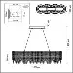 Люстра Odeon Light HALL ODL24 529 5074/12 E14 12*40W ROLTA Прозрачный от ImperiumLoft