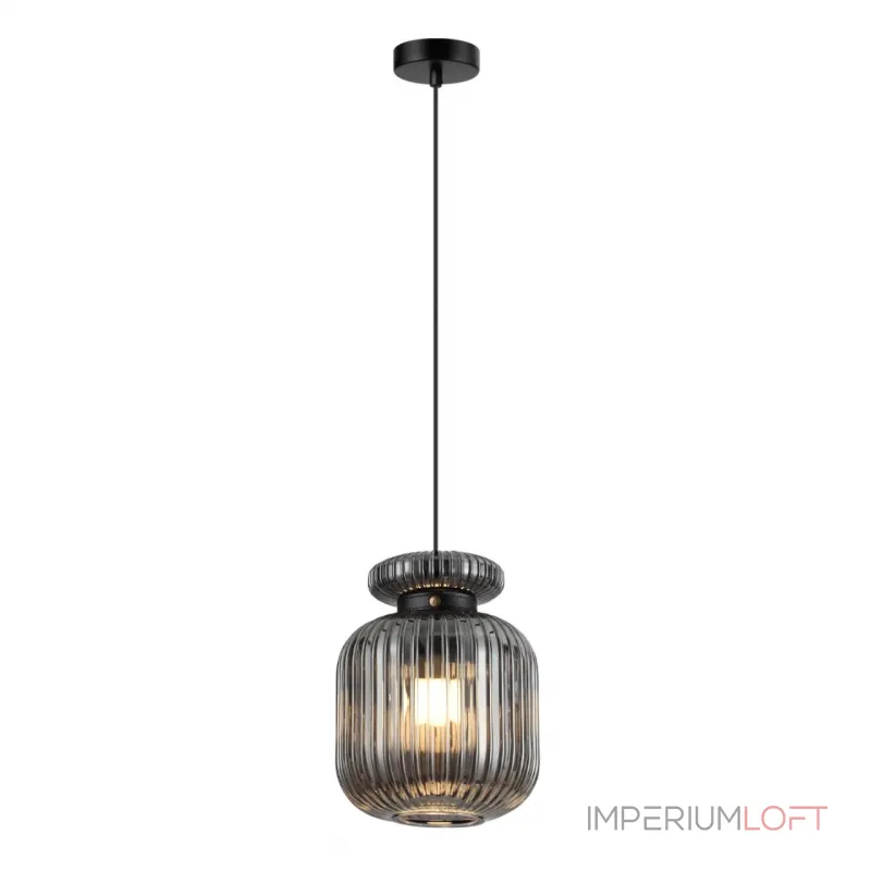 Подвесной светильник Odeon Light PENDANT ODL24 309 5042/1B E27 1*60W JUGI Чёрный