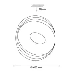 Настенно-потолочный светильник Сонекс Color 3027/EL