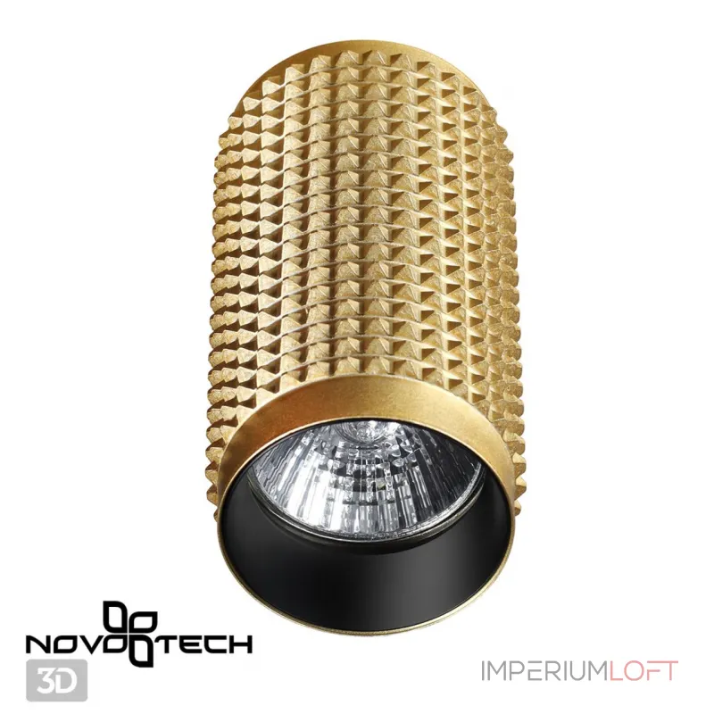 Светильник накладной IP20 GU10 50W 220V MAIS 370756 OVER NT21 245 Золотой