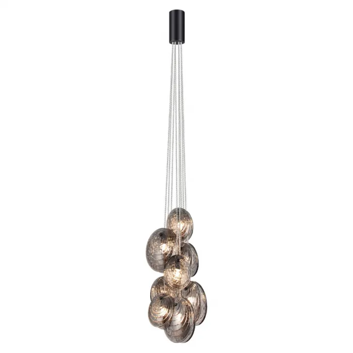 Люстра Odeon Light MODERN ODL24 295 5038/8 G9 8*40W MUSSELS Чёрный от ImperiumLoft