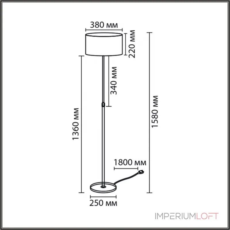 Торшер Lumion Classi 8358/1F