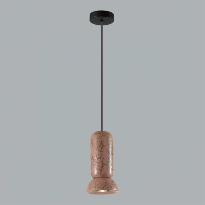 Подвесной светильник Odeon Light PENDANT ODL24 315 5054/1C GU10 LED 4W KERAMA Розовый от ImperiumLoft