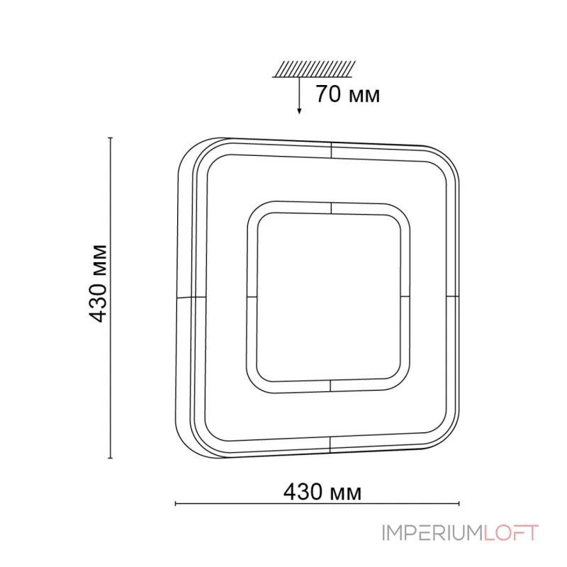 Потолочный светильник Sonex Arti 3047/DL Потолочный светильник Sonex Arti 3047/DL