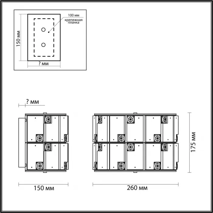 Настенный светильник Odeon Light HALL ODL24 497 5076/2W E14 2*40W CHESSI Белый от ImperiumLoft