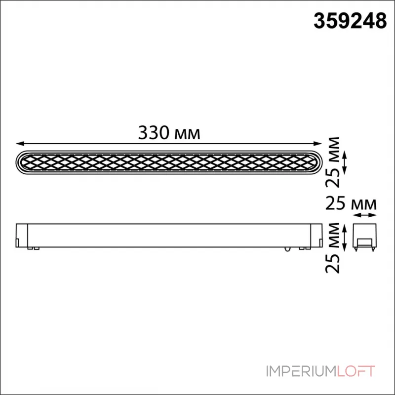 Трековый светильник SMAL Novotech SHINO NT23 047 359248 IP20 LED 18W 48V 1080Лм 3000К SMAL Чёрный
