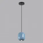 Подвесной светильник Odeon Light PENDANT ODL24 311 5053/1B GU10 LED 4W OVALI Синий