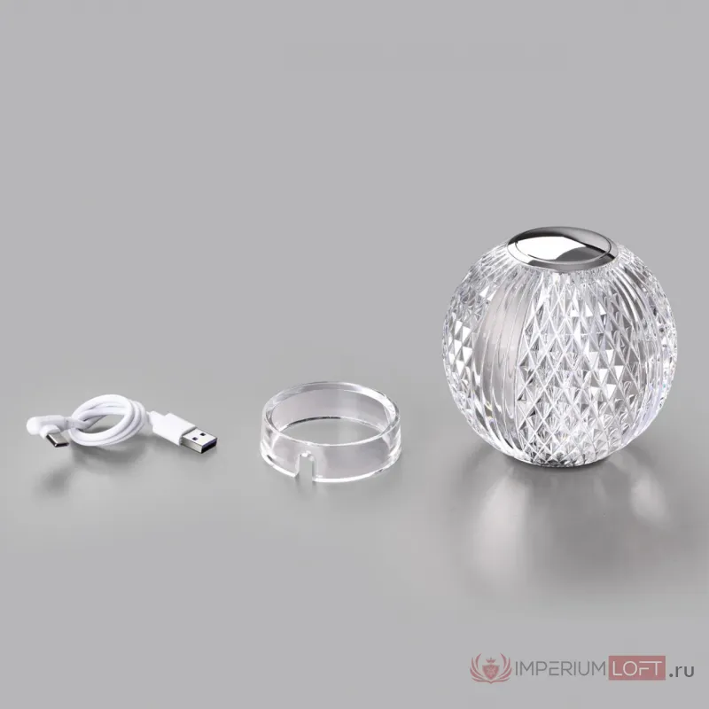 Настольная лампа Odeon Light L-VISION ODL24 459 5007/2TL LED 2W 4000K 200лм CRYSTAL Прозрачный от ImperiumLoft