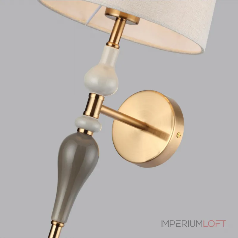 Настенный светильник Odeon Light CLASSIC ODL24 305 5040/1W E27 1*60W HOMI Бежевый от ImperiumLoft Настенный светильник Odeon Light CLASSIC ODL24 305 5040/1W E27 1*60W HOMI Бежевый от ImperiumLoft