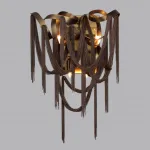 Настенный светильник Odeon Light HALL ODL24 397 5066/4W G9 4*40W CHAINY Коричневый от ImperiumLoft
