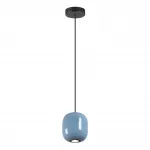 Подвесной светильник Odeon Light PENDANT ODL24 311 5053/1B GU10 LED 4W OVALI Синий