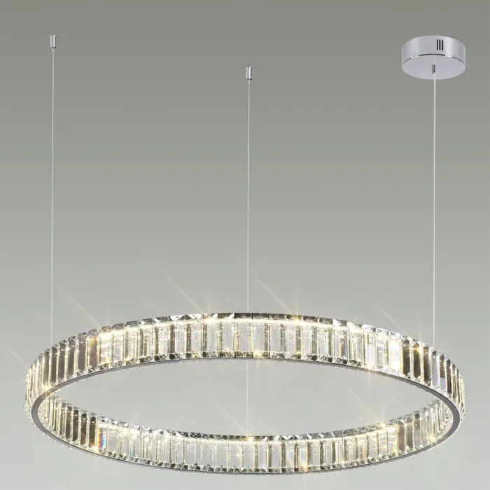 Люстра Odeon Light L-VISION ODL24 489 4930/45L LED 45W 4000K 5350Лм VEKIA Прозрачный от ImperiumLoft