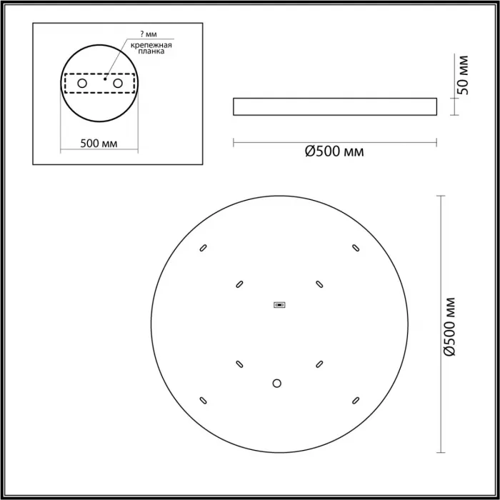 Настенный светильник Odeon Light L-VISION ODL24 5079/40L LED 40W 3000К/4000K/6000K BERGI Серый от ImperiumLoft