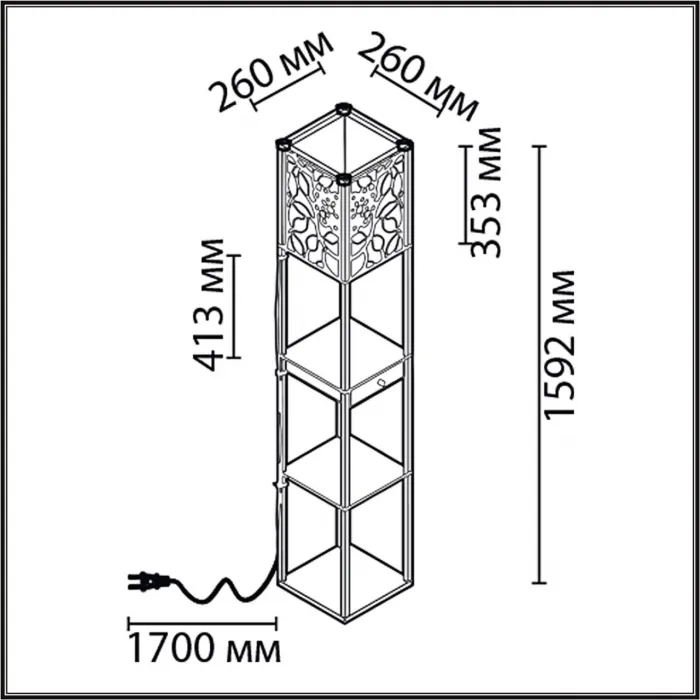Торшер Lumion Comfi 5094/4L от ImperiumLoft