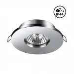Светильник встраиваемый влагозащищенный IP44 GU10 50W 220V AQUA 370802 SPOT NT22 328 Хром от ImperiumLoft
