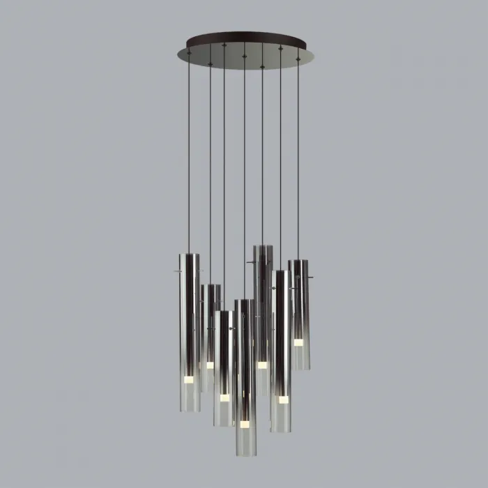 Люстра Odeon Light PENDANT ODL24 319 5061/32L LED 7*4W 3000K SHINY Чёрный от ImperiumLoft