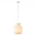 Подвесной светильник Odeon Light PENDANT ODL24 309 5042/1C E27 1*60W JUGI Белый