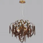Подвесная люстра Odeon Light HALL ODL24 397 5066/6 G9 6*40W CHAINY 
