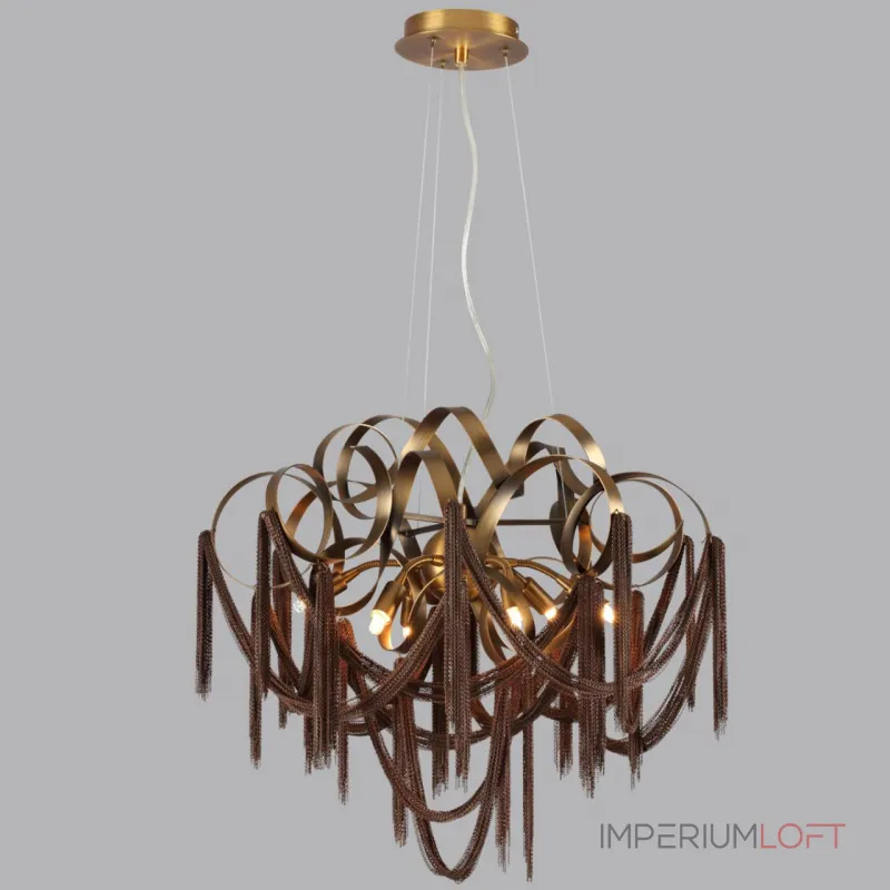 Подвесная люстра Odeon Light HALL ODL24 397 5066/6 G9 6*40W CHAINY 