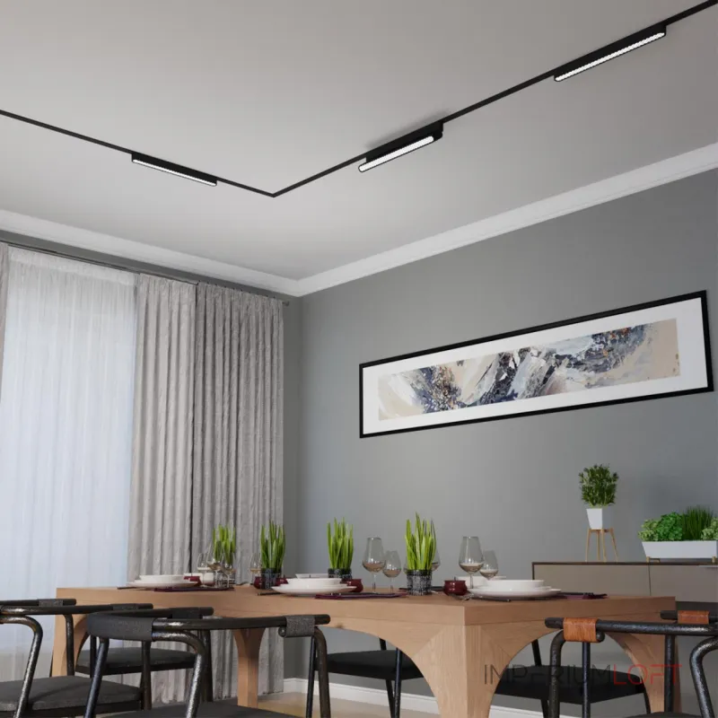 Трековый светильник SMAL Novotech SHINO NT23 047 359082 IP20 LED 18W 48V 4000K 1080Лм SMAL Чёрный