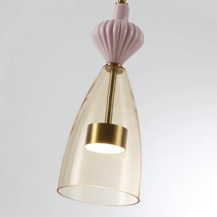 Подвесной светильник Odeon Light L-VISION ODL24 299 5045/12LC LED 12W 4000К 1400Лм PALLETA Жёлтый от ImperiumLoft