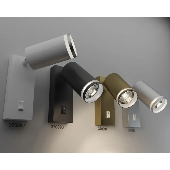Светильник накладной настенный IP20 GU10 9W 220V ULAR 370893 OVER NT22 250 Черный от ImperiumLoft
