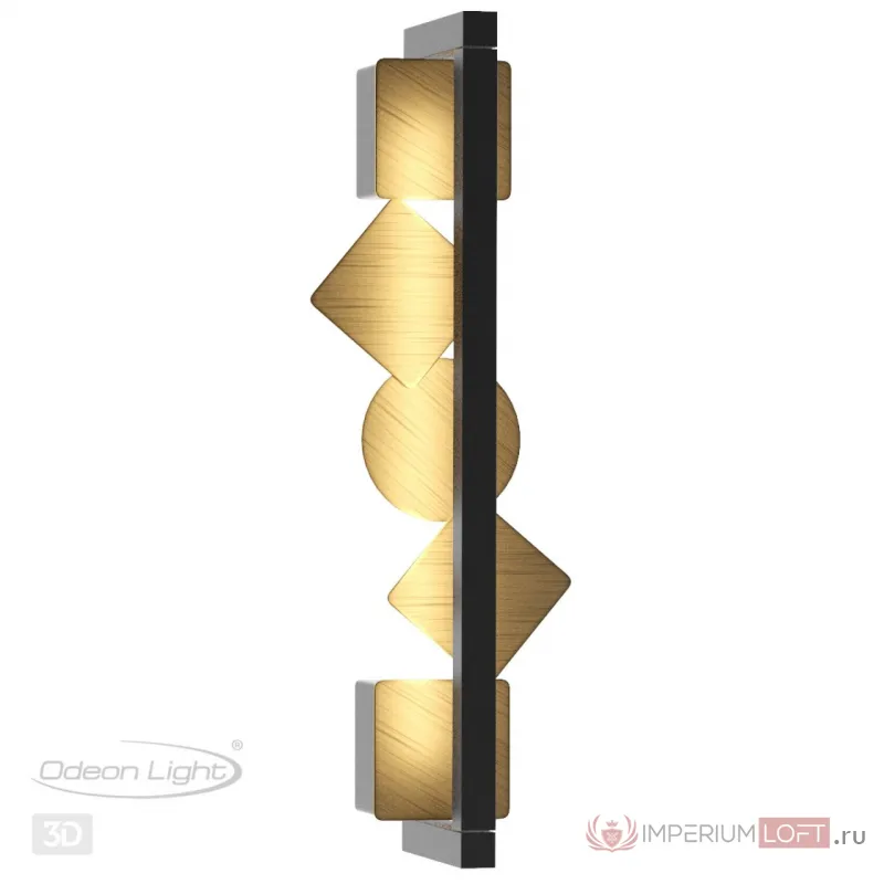 Настенный светильник поворотный на 360° IP20 LED 7W 184Лм 3000K GEOS 6691/7WL HIGHTECH ODL_EX24 017 Черный от ImperiumLoft
