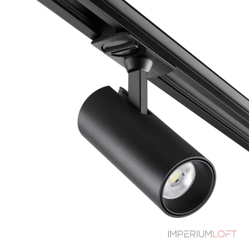 Светильник трековый однофазный трехжильный Novotech PORT NT23 120 359154 IP20 LED 15W 220V 4000К 1440Лм SELENE Чёрный