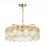 Люстра Odeon Light HALL ODL24 503 5069/10 E14 10*40W BULLON Прозрачный от ImperiumLoft
