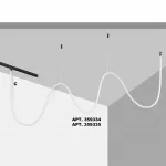 Трековый светильник для низковольтного шинопровода FLUM IP20 LED 25W 4000K 48V 2420Лм RAMO 359335 KONST NT24 000 Черный