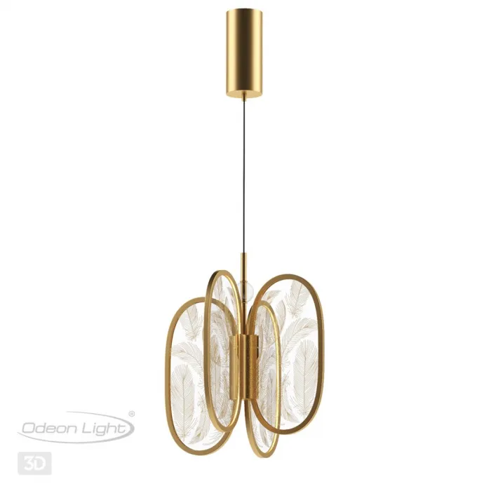 Подвесной светильник IP20 LED 38W 2500Лм 3000K PIUMA 6664/38L L-VISION ODL_EX24 015 Бронза от ImperiumLoft