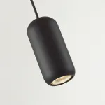 Подвесной светильник Odeon Light PENDANT ODL24 313 5060/1B GU10 LED 4W COCOON Чёрный Подвесной светильник Odeon Light PENDANT ODL24 313 5060/1B GU10 LED 4W COCOON Чёрный