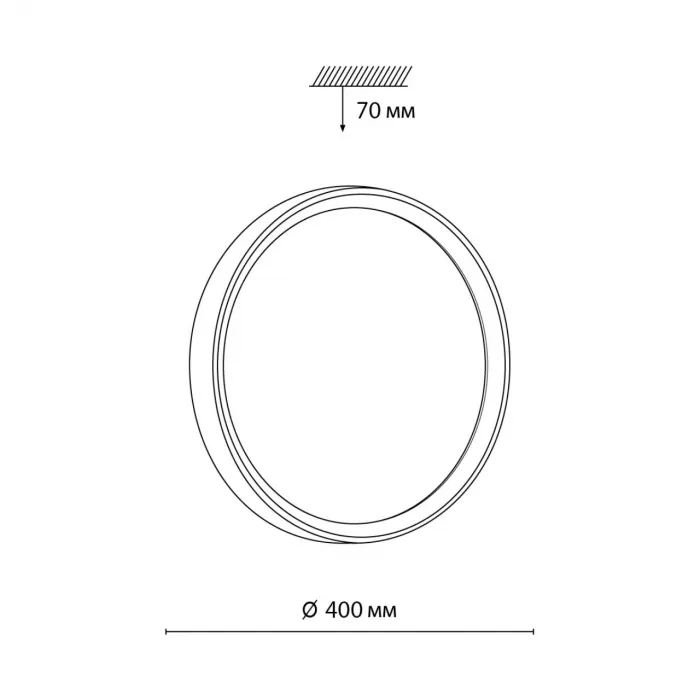 Накладной светильник Sonex Woodi 7627/DL от ImperiumLoft