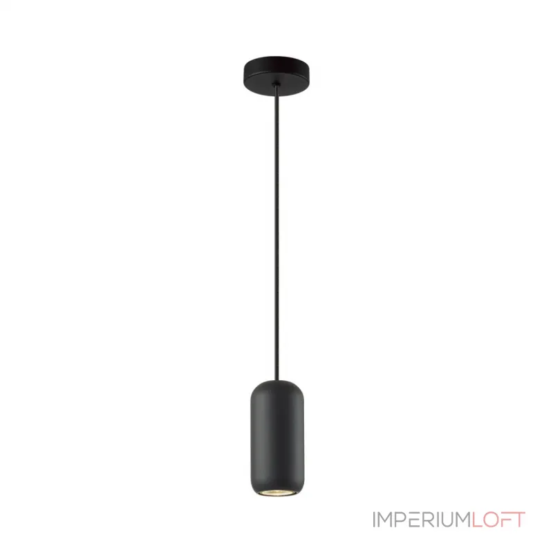 Подвесной светильник Odeon Light PENDANT ODL24 313 5060/1B GU10 LED 4W COCOON Чёрный Подвесной светильник Odeon Light PENDANT ODL24 313 5060/1B GU10 LED 4W COCOON Чёрный