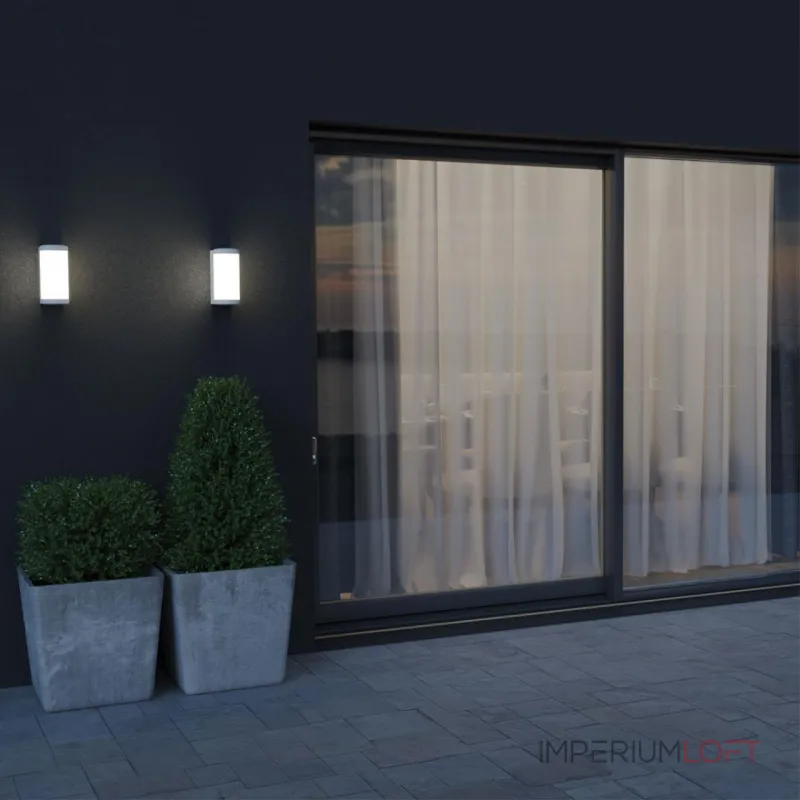 Светильник ландшафтный настенный IP65 LED 6W 4000K 180-265V OPAL 359299 STREET NT24 000 Белый