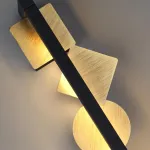 Настенный светильник поворотный на 360° IP20 LED 7W 184Лм 3000K GEOS 6691/7WL HIGHTECH ODL_EX24 017 Черный