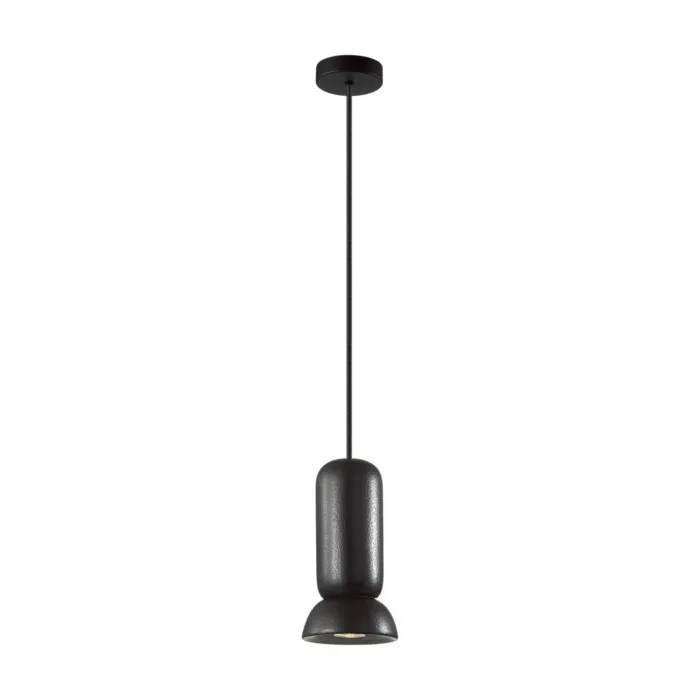 Подвесной светильник Odeon Light PENDANT ODL24 315 5054/1D GU10 LED 4W KERAMA Чёрный от ImperiumLoft