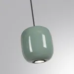 Подвесной светильник Odeon Light PENDANT ODL24 311 5053/1C GU10 LED 4W OVALI Зелёный