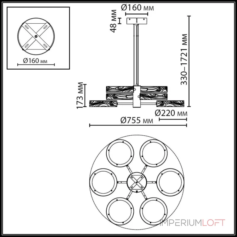 Люстра Odeon Light Riviera 5450/99LA Люстра Odeon Light Riviera 5450/99LA